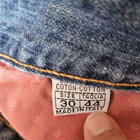 X-Cape jeans straight leg size 30 made in italy. - Picture 8 of 9